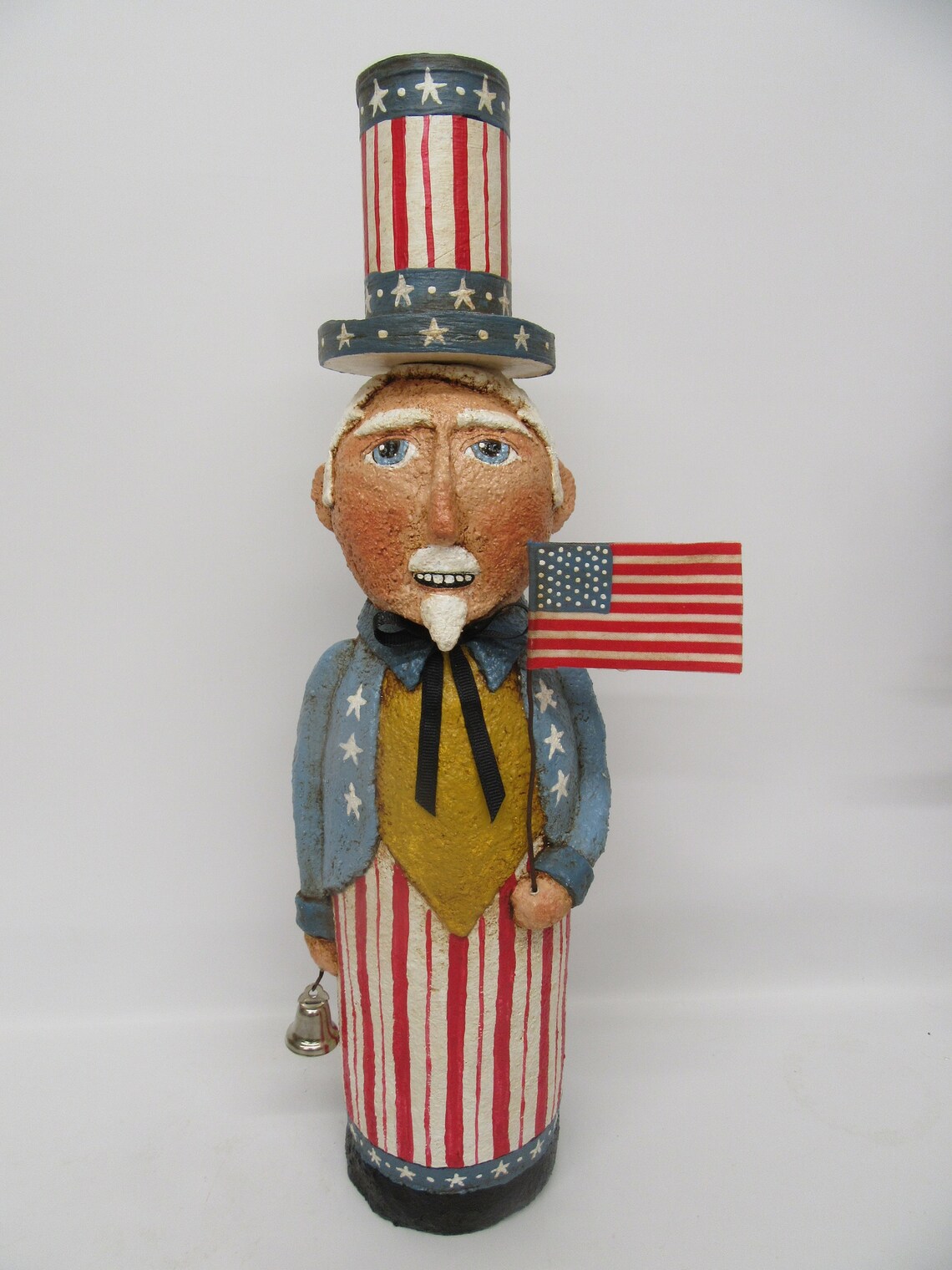 Uncle Sam Folk Art Uncle Sam Primitive Uncle Sam Uncle Etsy