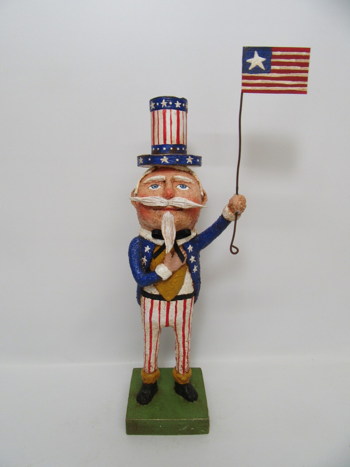 Uncle Sam Folk Art Uncle Sam Primitive Uncle Sam Uncle Etsy