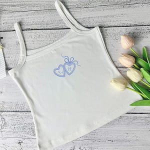 Custom Embroidered Bride Tank Top Last Name Custom Tee Bachelorette Party Bride Last Name Shirt Wedding Day Tank Top Getting Ready Top Bride