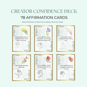 CONFIDENCE DECK CREATOR: 78 affirmatiekaarten om zelftwijfel het zwijgen op te leggen, creativiteit te omarmen en je magie te delen