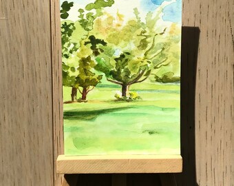 NEW!! ORIGINAL Mini Watercolor Painting ACEO