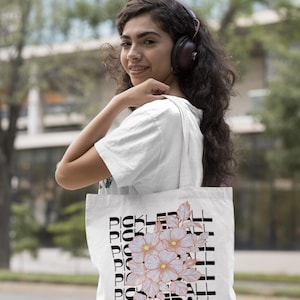 Pickleball Tote Bag with Floral Design - Perfect Gift for Pickleball Enthusiasts Cool Present for Mothers Day Fathers Day or Birthday Gifts
