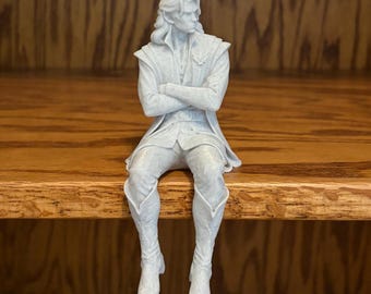 Beast Fae Shelf Sitter, 3D Printed Romantasy Figurine, Fantasy Bookshelf Gift