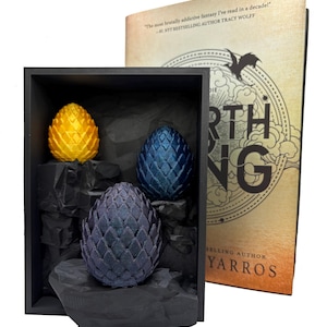 Dragon Egg Book Nook with Secret Storage - Fourth Wing Inspired Hidden Shelf Decor