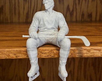 Hockey Romance Shelf Sitter, 3D Printed Book Boyfriend Figurine, Sports Romance Bookshelf Decor