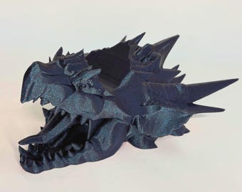 3D Printed Dragon Head Controller Stand - Fantasy Gaming Decor