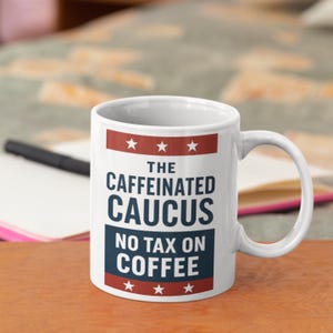 15oz Not Tax on Coffee Mug, funny gift, funny mug, funny mugs, July 4 mug, coffee cup, funny gifts the fourth gift, birthday gift