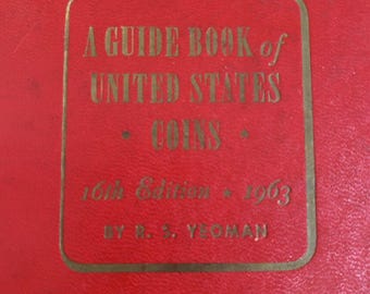 Ein Ratgeberbuch von USA-Münzen 1963 Red Book Tulman-Münzen-Preisführer