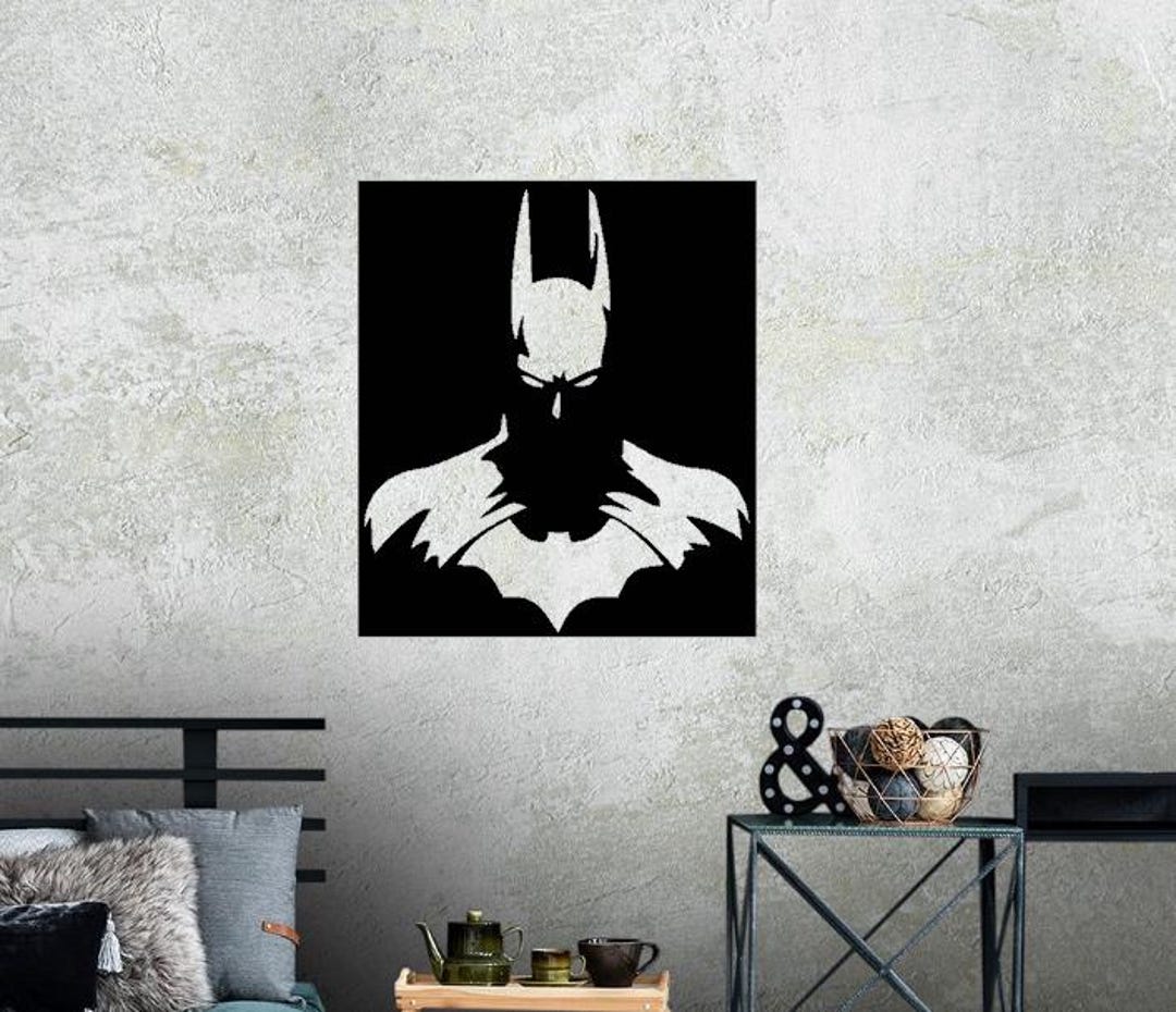 BATMAN SVG DXF Wall Art Cut Files | Cricut, Silhouette & Laser Ready ...