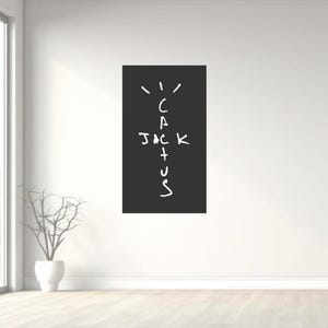 Arquivos de corte para arte de parede Cactus Jack SVG DXF | Cricut, Silhouette e designs prontos para laser