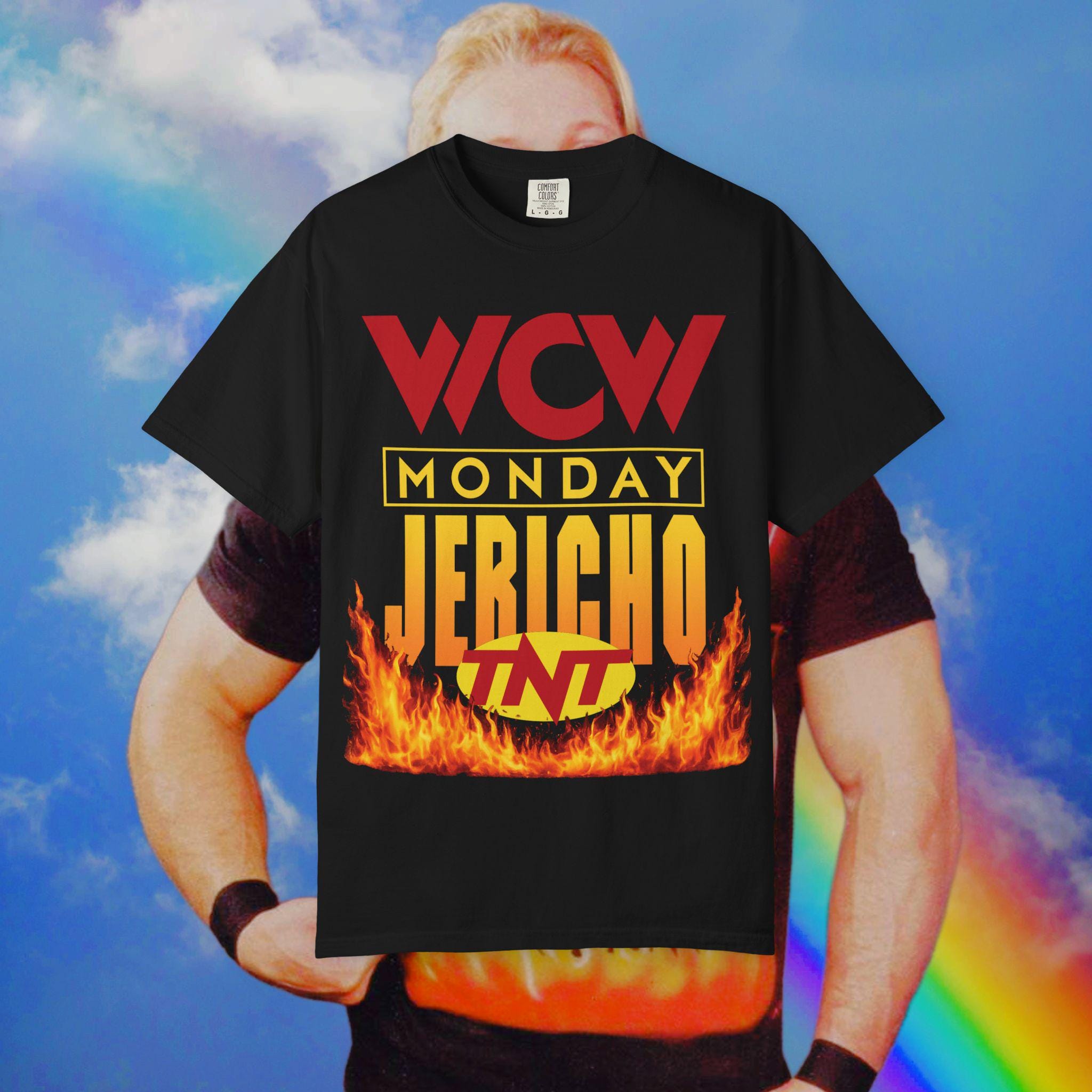 Lサイズ WWF Tシャツ クリス・ジェリコ Y2J WWE WCW レア 00s Chris