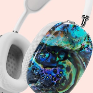 Sea Shell Abalone Airpod Max Case - Hard Shell Protective Apple Airpod Max Case Cover, Perfect Airpod Max Headphone Accessory, Snap On Case