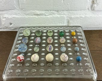 Antique marbles set of 20 rare marbles - Latticino Marbles - China Marbles and more