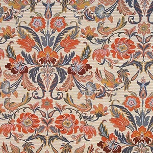Bird Garden #2 Upholstery Tapestry Toile Fabric 1 Yard 78&quot; Wide Heavy Weight