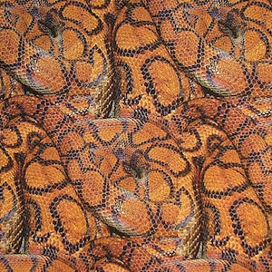 Piton Snake Upholstery Tapestry Toile Fabric 1 Yard 78&quot; Wide Heavy Weight