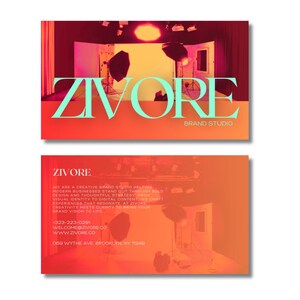 Visitenkarte Digitale Vorlage Professionell Bearbeitbar Canva Download Karten Anpassbar Leitartikel Kreative