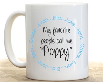 Personalized Grandpa Mug, Grandfather Gift , Fathers Day Gift, Grandfathers Gift, Personalized Gift, Christmas Gift, Birthday Gift