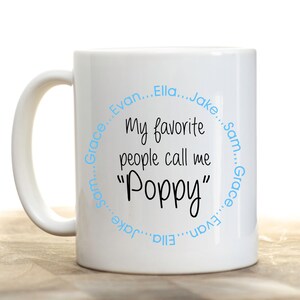 My favorite people call me Daddy, Personalized Fathers Day Mug, Coffee Mug for Dad, Gift for Dad, Fathers Day Gift, Christmas Gift image 4