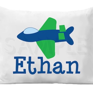 Airplane Pillow Case Personalized Pillowcase