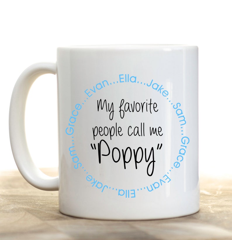 My favorite people call me Daddy, Personalized Fathers Day Mug, Coffee Mug for Dad, Gift for Dad, Fathers Day Gift, Christmas Gift image 4