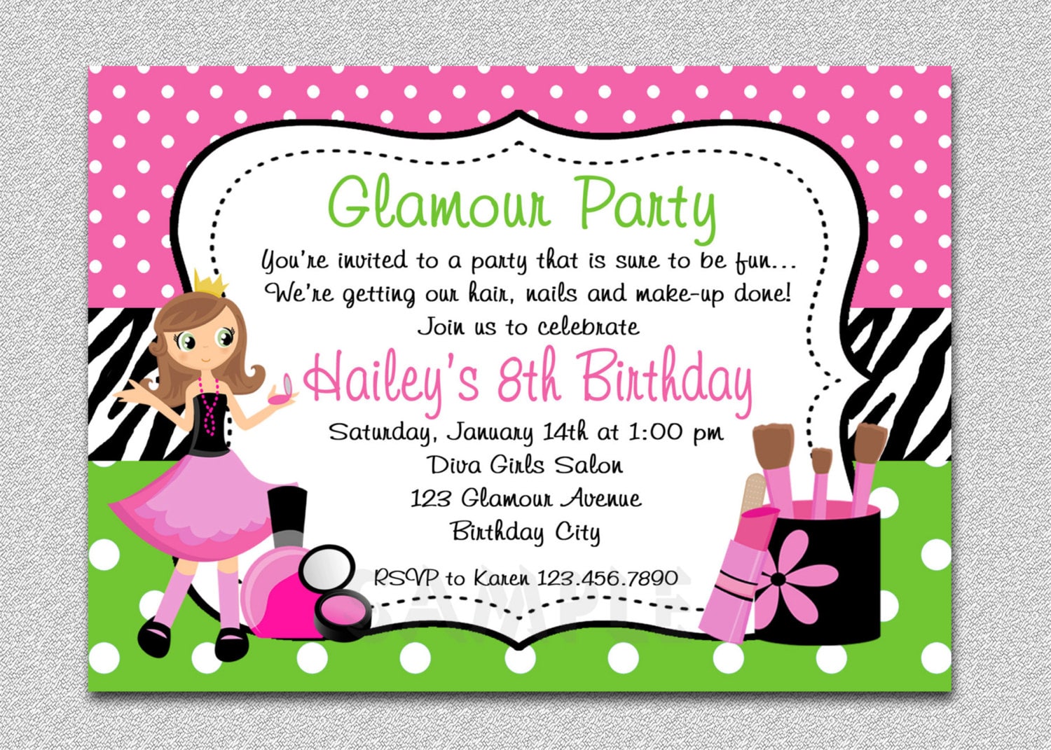 Spa Invitation Ideas 7