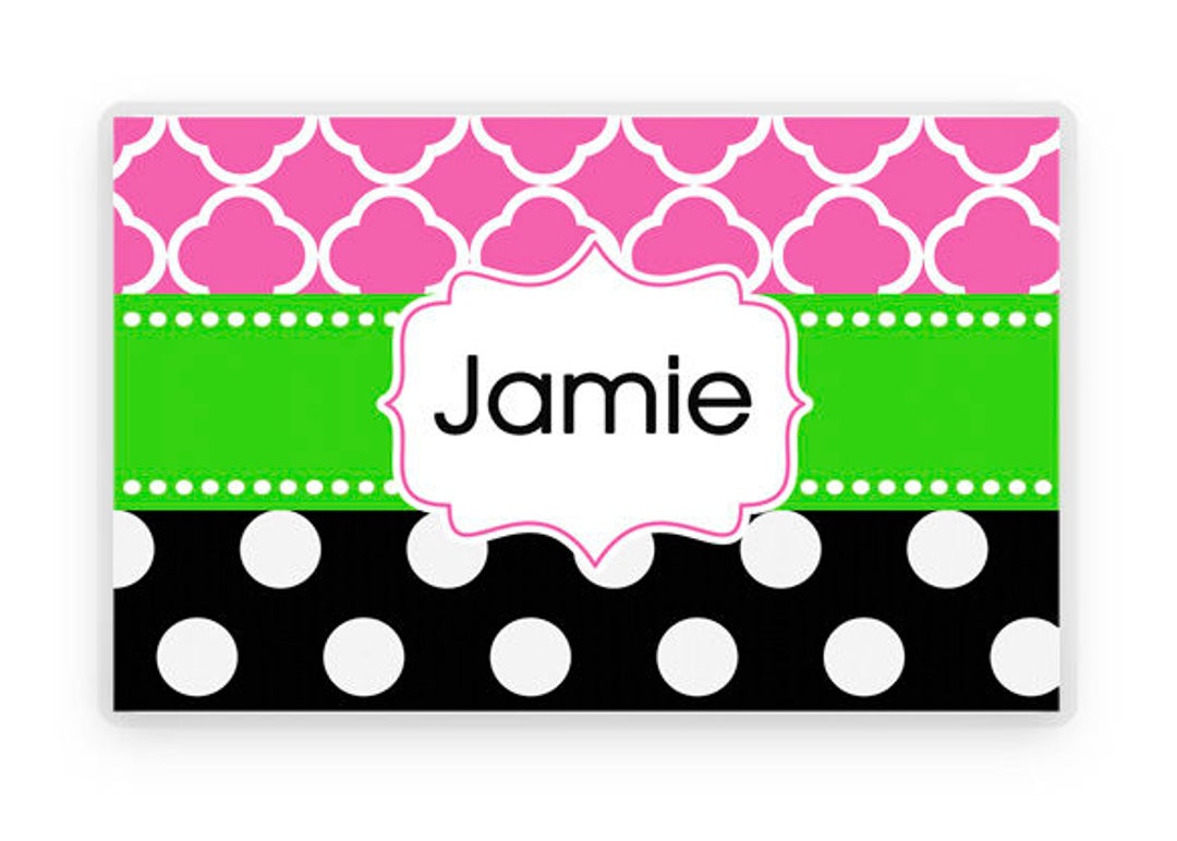 Personalized Placemat, Personalized Kids Placemat, Laminated Placemat