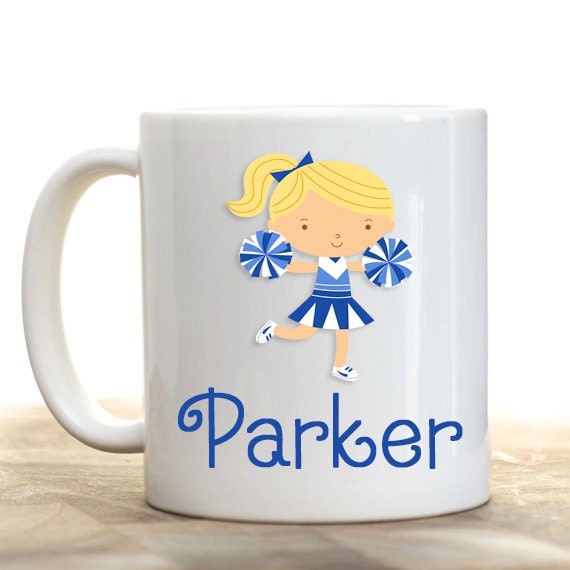 Cheer Mug, Cheerleader Personalized Cup, Hot Chocolate Mug, Tea Mug , Personalized Mug, Birthday Gift, Christmas Gift, Holiday Gift Il_570xn