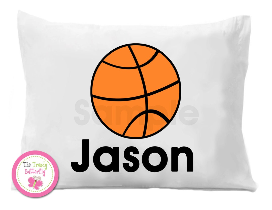Basketball Pillow Case , Personalized Pillow Case Etsy