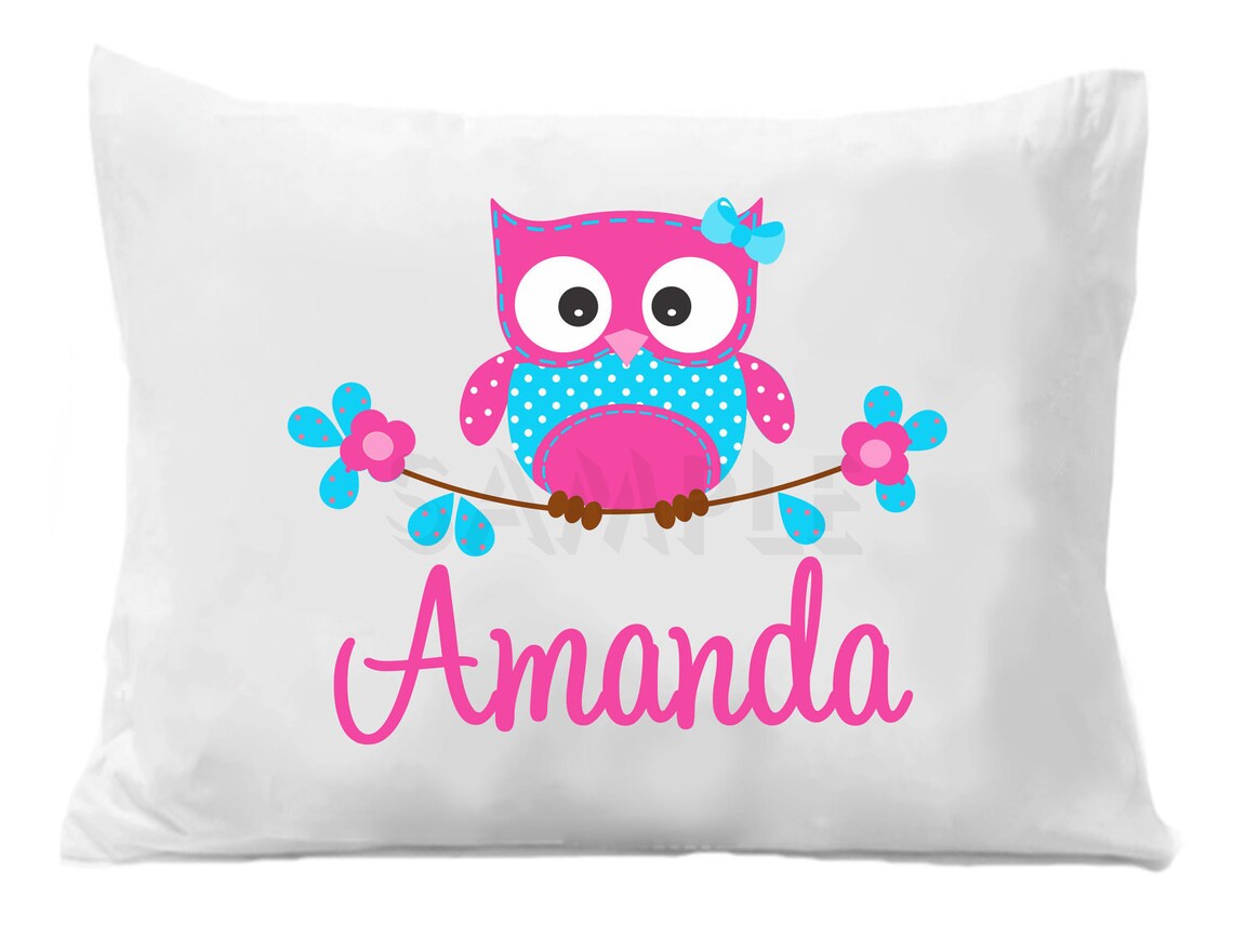 Owl Pillow Case Owl Pillow Case Etsy
