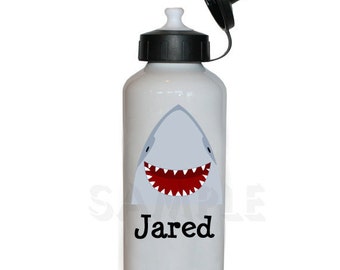 Shark Water Bottle Personalized Shark Water Bottle