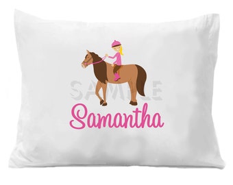 Horse Personalized Pillow Case