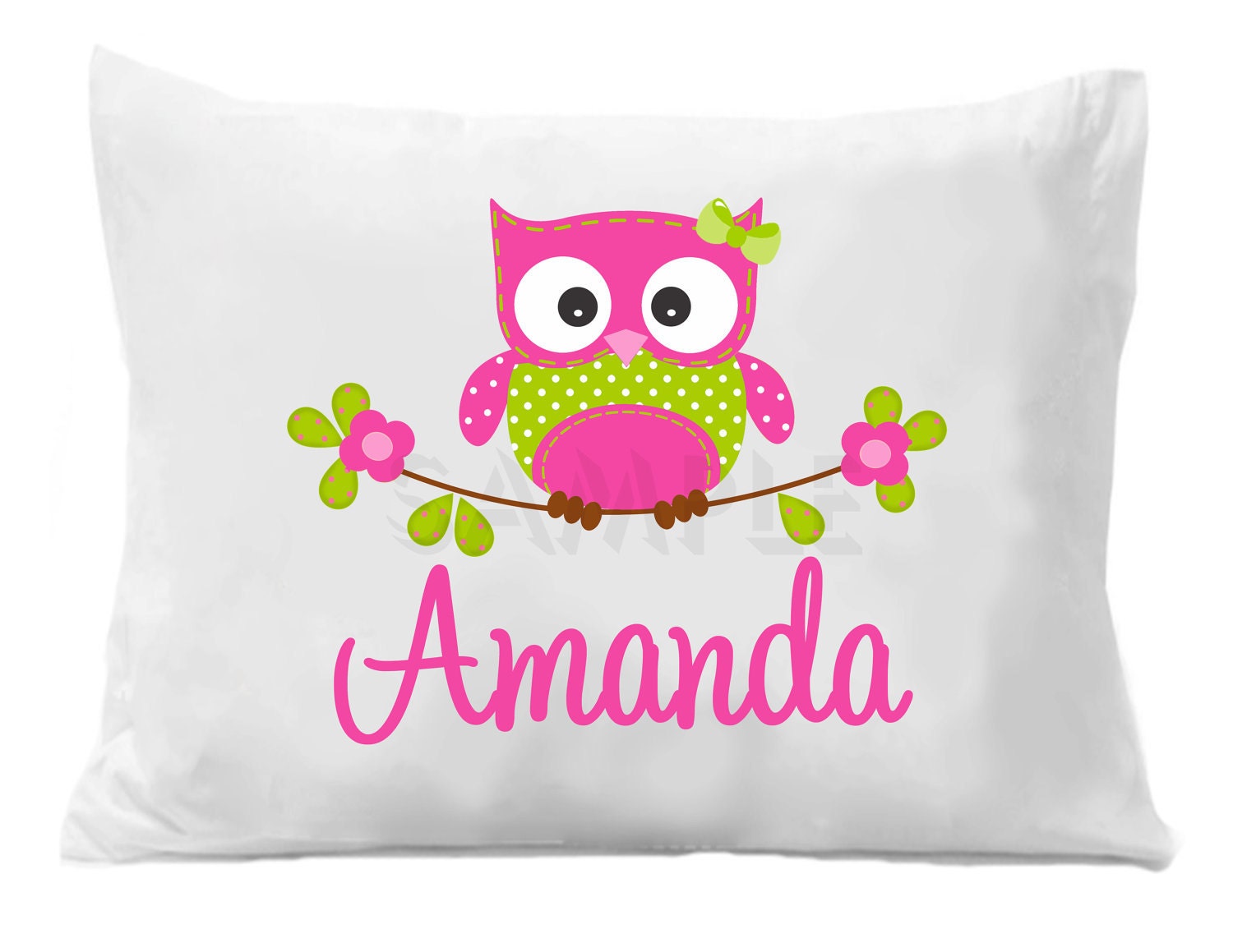 Owl Pillow Case Owl Pillow Case Etsy
