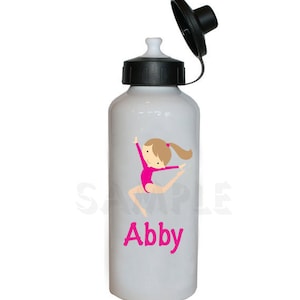 Gymnastics Water Bottle Gymnastic Personalized Water Bottle image 1