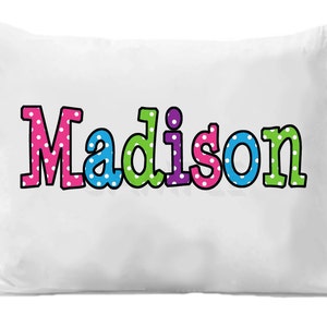 Cheetah Zebra Personalized Name Pillowcase Cheetah Zebra Personalized Pillow Case image 2