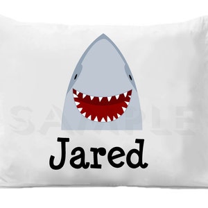 Shark Pillow Case Personalized Pillowcase