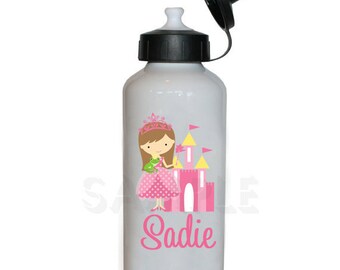 Princess Water Bottle Princess Personalized Water Bottle