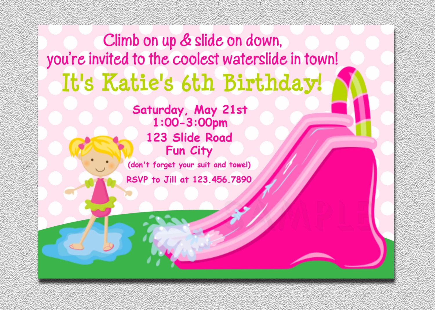 waterslide-birthday-party-invitation-inflatable-water-slide-birthday-invitation-girls-water-slide-party-summer-pool-party-printable-etsy