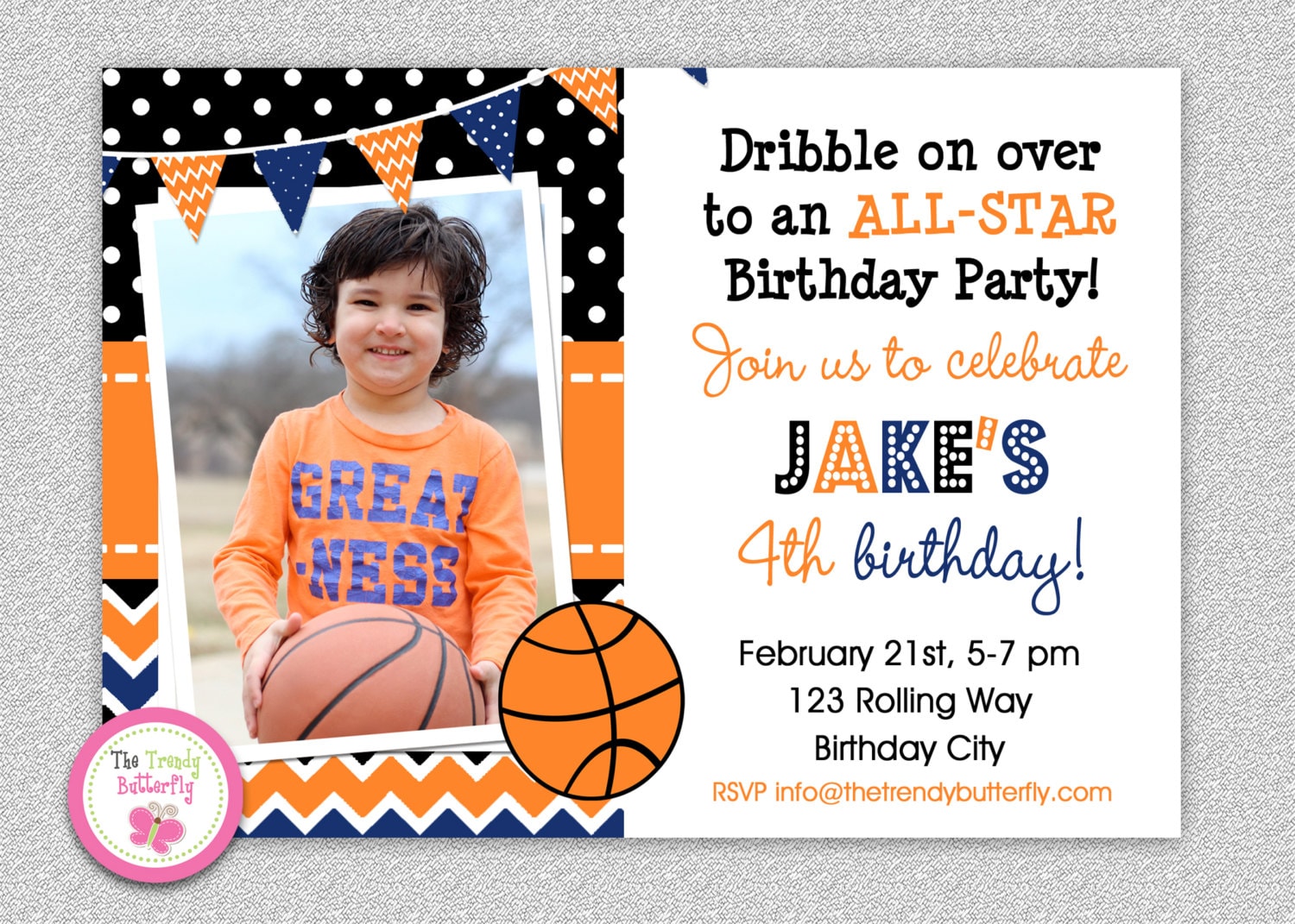 Invitations & Announcements Paper & Party Supplies Paper Digital File Sports Printable