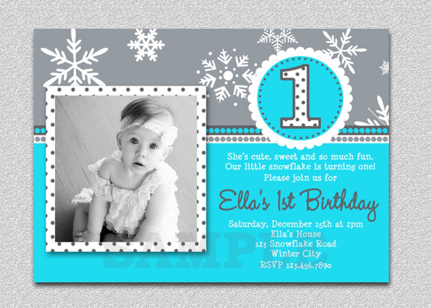 Winter Birthday Invitation Winter Birthday Invitation Boys or | Etsy