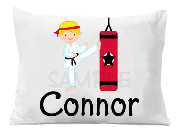Karate Personalized Pillow Case Il_570xn