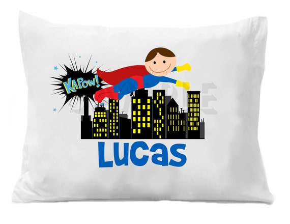 Superhero Pillow Case Superhero Personalized Pillow Case Il_570xn