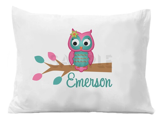 Owl Pillowcase, Personalized Owl Pillow Case Il_570xn