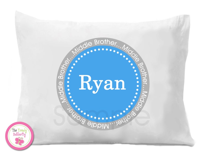 Big Sister , Super Big Sister , Girls Personalized Pillow Case image 5