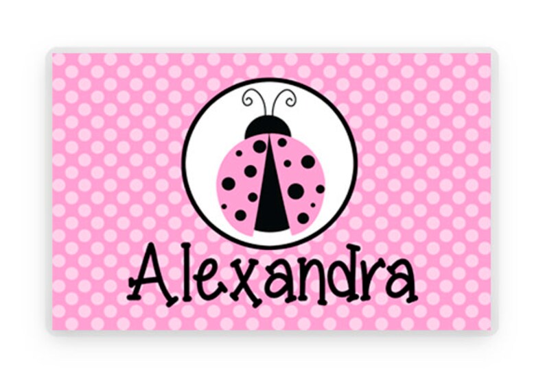 Childs Place mat Pink Pig Placemat Laminated Place mat Kids Place Mat Children/'s Gift Personalized Gift Personalized Placemat