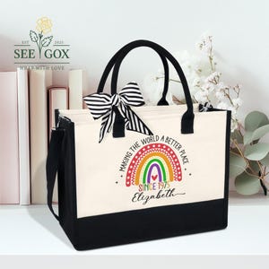 50th Birthday Gift for Women, 50th Birthday Tote Bag, Personalized Birthday Gifts, Custom Gift For 50 Year Old, Turning 50 Birthday Gift