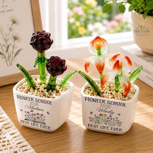 Pioneer School Mini Glass Flower Pot, Pioneer School Pot, Pioneer Gift, Best Life Ever, JW Pioneer School Gift, JW Gift, Pioneer 2026 Gifts image 14