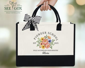 Personalized Pioneer School Tote Bag, JW Pioneer School 2025 Gift, Pioneer School Gift Bag, JW Pioneer Gift, JW Gift, Best Life Ever Bag