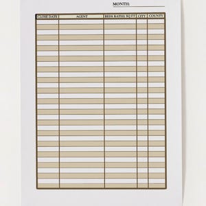 Transaction Coordinator Property Tracker Template | Real Estate Canva Spreadsheet | TC Log Sheet
