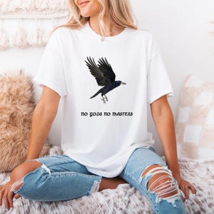 Ni Dieu ni maître, No God NO Master, Anarchist T-Shirt, Anti Trump Shirt, Not my President, Anti-Authoritarian Shirt