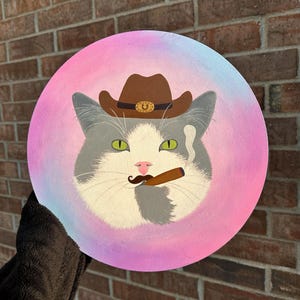 Custom Hand-Painted Cartoon Style Pet Portrait